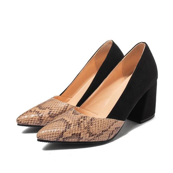 dress shoes spring women pointed toe pumps snakeskin pattern 7.5cm high heels boat wedding zapatos mujer size 33-43, Black
dress shoes spring women pointed toe pumps snakeskin pattern 7.5cm high heels boat wedding zapatos mujer size 33-43, Black