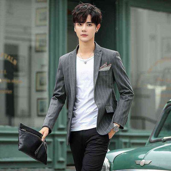 luxury suits blaze suit men's casual slim fit 2021 spring and autumn korean stripe small suit trend british coat men, Black
luxury suits blaze suit men's casual slim fit 2021 spring and autumn korean stripe small suit trend british coat men, Black