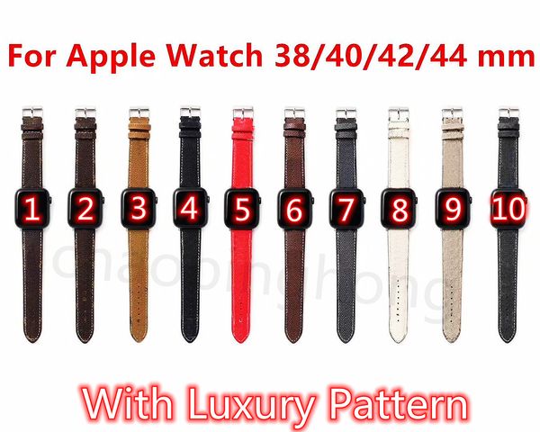 watch strap for apple i watch bands series 7 41mm 6 40mm 44mm 4 3 2 38mm 42mm for women leather luxury designer