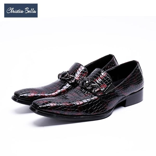 dress shoes christia bella real leather men business square toe male formal slip on loafers wedding, Black
dress shoes christia bella real leather men business square toe male formal slip on loafers wedding, Black