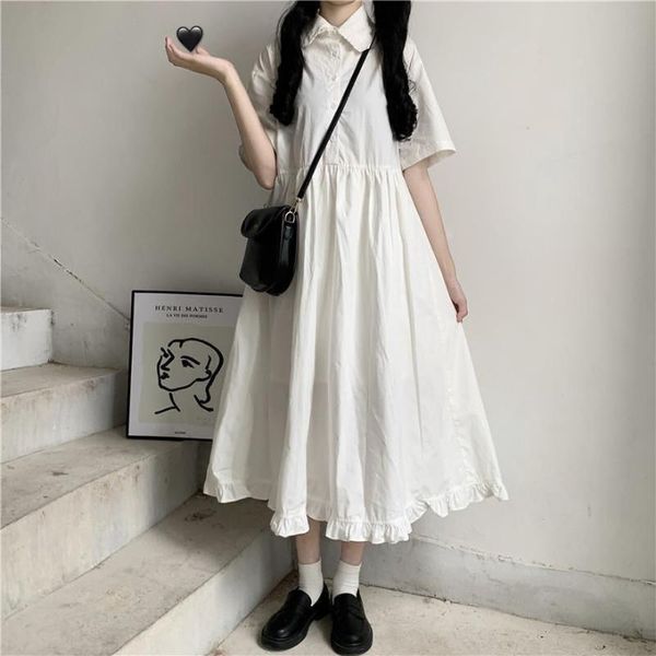 party dresses japanese sweet girl lolita woman dress summer college style loose wild a-line skirt korean harajuku white kawaii 2021, White;black
party dresses japanese sweet girl lolita woman dress summer college style loose wild a-line skirt korean harajuku white kawaii 2021, White;black