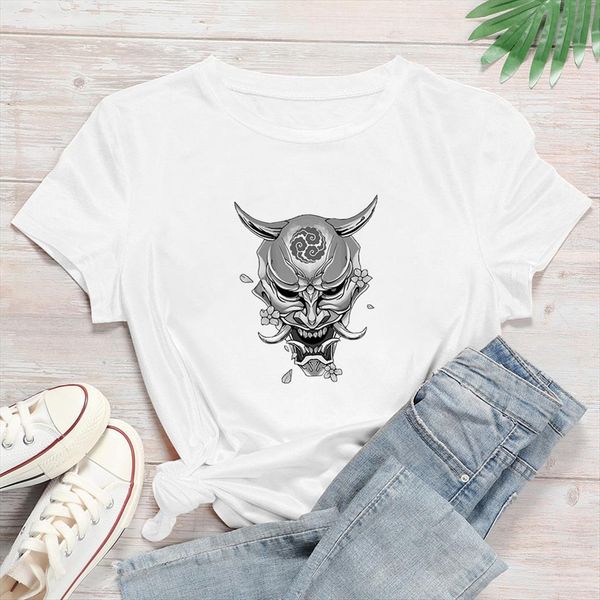single gray ghost mask womens t shirts graphic streetwear loose simplicity oversize halloween refreshing, White
single gray ghost mask womens t shirts graphic streetwear loose simplicity oversize halloween refreshing, White
