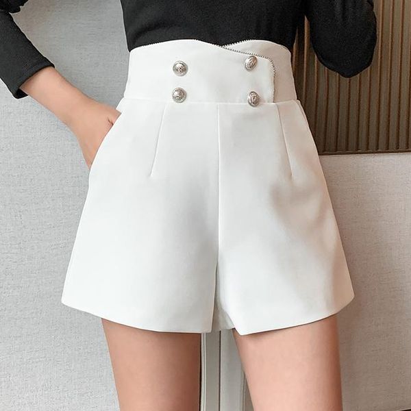 women 2021 summer fashion shorts female wide leg ladies high waist streetwear all-matched r40 women's, White;black
women 2021 summer fashion shorts female wide leg ladies high waist streetwear all-matched r40 women's, White;black