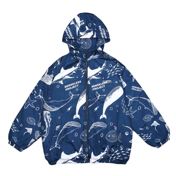 men's jackets hip hop streetwear with hoodie parkas casual men ocean whale print thick padded jacket harajuku 2021, Black;brown 
men's jackets hip hop streetwear with hoodie parkas casual men ocean whale print thick padded jacket harajuku 2021, Black;brown