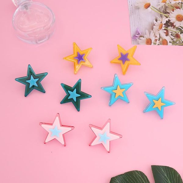 stud mori series candy color three-dimensional five-pointed star earrings for women exaggerated style products, Golden;silver
stud mori series candy color three-dimensional five-pointed star earrings for women exaggerated style products, Golden;silver