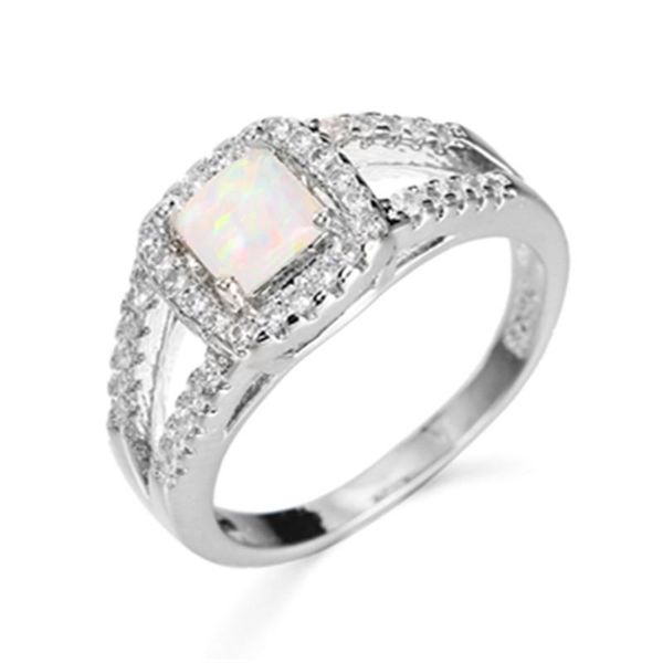 wedding rings silver color ring luxury domineering beautiful female opal inlaid zircon hand jewelry, Slivery;golden
wedding rings silver color ring luxury domineering beautiful female opal inlaid zircon hand jewelry, Slivery;golden