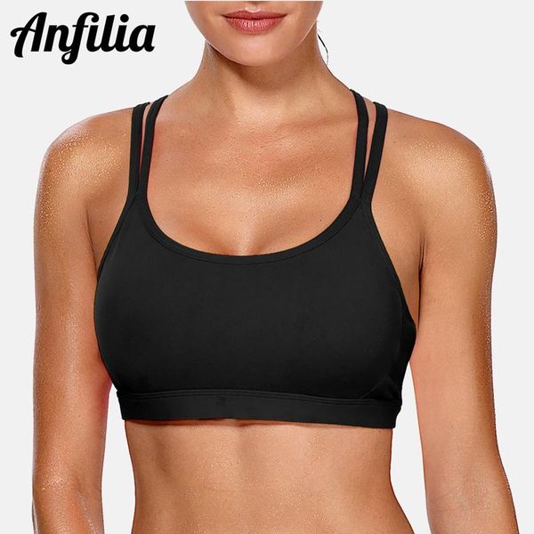 gym clothing anfilia women light impact sports bra backcross yoga push up running workout underwear fitness anti-friction bras, White;black
gym clothing anfilia women light impact sports bra backcross yoga push up running workout underwear fitness anti-friction bras, White;black