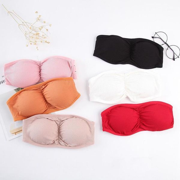 summer strapless wireless tube bra soft push up seamless bras for women bustiers & corsets, Black;white
summer strapless wireless tube bra soft push up seamless bras for women bustiers & corsets, Black;white