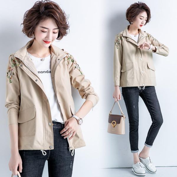women's jackets fv6617 2021 autumn winter women fashion casual ladies work wear nice jacket windbreaker womens coats, Black;brown
women's jackets fv6617 2021 autumn winter women fashion casual ladies work wear nice jacket windbreaker womens coats, Black;brown