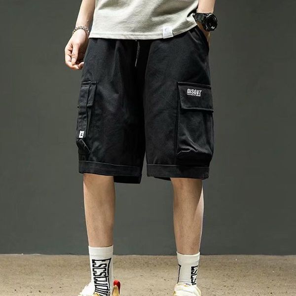 men's shorts 2021 summer fashion solid color letter casual multi-pocket workwear oversized beach outdoor pants, White;black
men's shorts 2021 summer fashion solid color letter casual multi-pocket workwear oversized beach outdoor pants, White;black