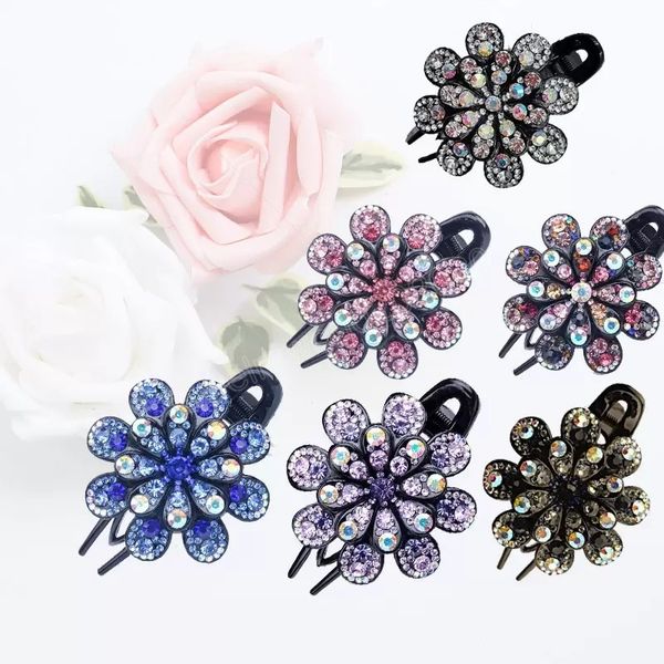 fashion acrylic barrettes colorful crystal hairpins exquisite hair clips for women ponytail holder girls accessories, Golden;silver
fashion acrylic barrettes colorful crystal hairpins exquisite hair clips for women ponytail holder girls accessories, Golden;silver