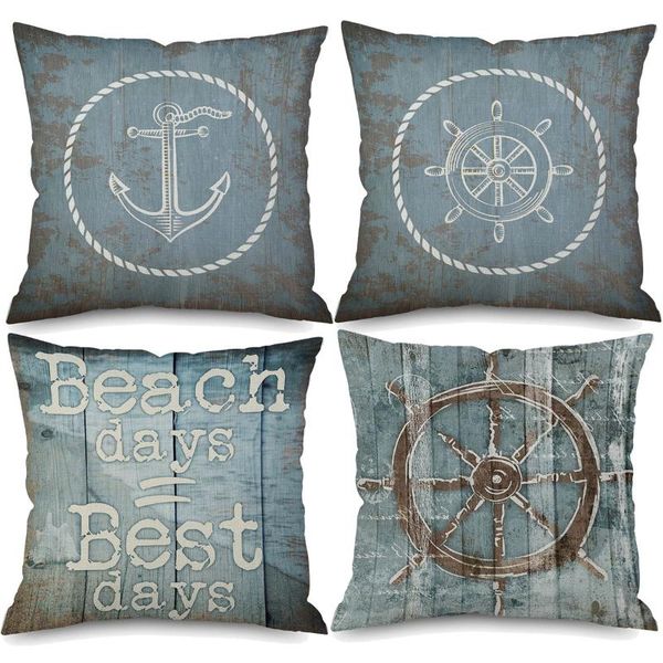 cushion/decorative pillow beach days boat anchors cushion covers blue color beige linen case 45x45cm sofa decoration
cushion/decorative pillow beach days boat anchors cushion covers blue color beige linen case 45x45cm sofa decoration