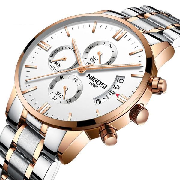 wristwatches men's watch chronograph luminous calendar male clock business luxury quartz waterproof steel leather stainless, Slivery;brown
wristwatches men's watch chronograph luminous calendar male clock business luxury quartz waterproof steel leather stainless, Slivery;brown