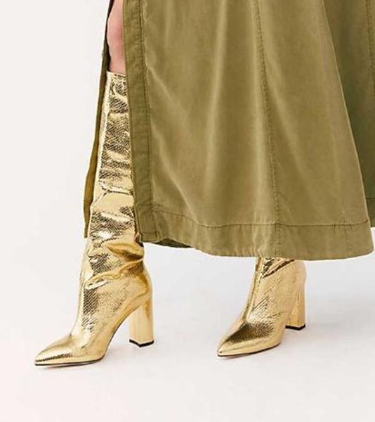boots luxury short chunky heels tall boot gold silver metallic leather knee high python pattern winter long size 42, Black
boots luxury short chunky heels tall boot gold silver metallic leather knee high python pattern winter long size 42, Black