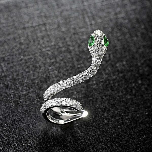 clip-on & screw back punk personality style snake earrings left ear single earring 1pc women spiral crystal cartilage clip, Silver
clip-on & screw back punk personality style snake earrings left ear single earring 1pc women spiral crystal cartilage clip, Silver