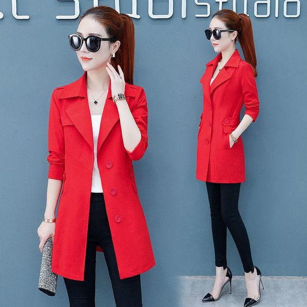 women's trench coats women 2021 autumn winter coat slim single breasted female casual windbreakers fashion overcoat femmino g766, Tan;black
women's trench coats women 2021 autumn winter coat slim single breasted female casual windbreakers fashion overcoat femmino g766, Tan;black