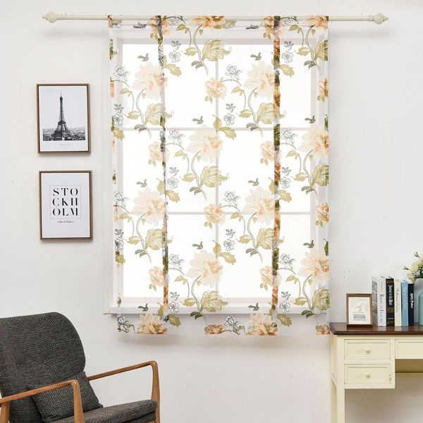 curtain & drapes flower peony print window tulle curtains organza voile short for living room home textile
curtain & drapes flower peony print window tulle curtains organza voile short for living room home textile