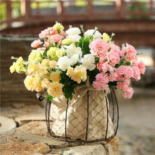 1pc 10 heads fresh artificial flower carnation silk fake plant for mother's day home wedding party decor accessories 1 decorative flow
1pc 10 heads fresh artificial flower carnation silk fake plant for mother's day home wedding party decor accessories 1 decorative flow