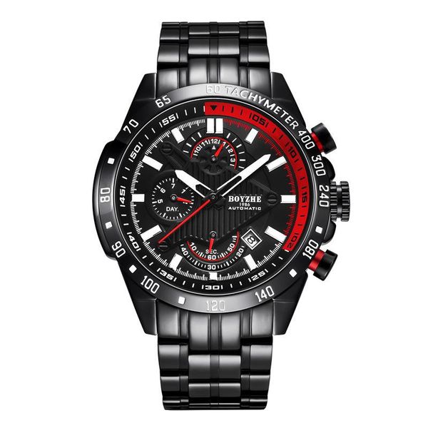 wristwatches relogio masculino men automatic date luminous clock men's business full steel waterproof mechanical watch, Slivery;brown
wristwatches relogio masculino men automatic date luminous clock men's business full steel waterproof mechanical watch, Slivery;brown