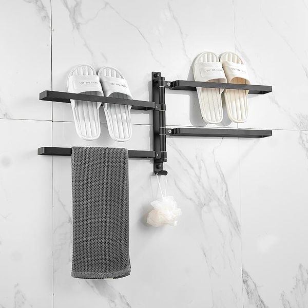 towel racks black/silver aluminum bathroom holder nail bar wall mounted swivel swing arm ring accessories
towel racks black/silver aluminum bathroom holder nail bar wall mounted swivel swing arm ring accessories