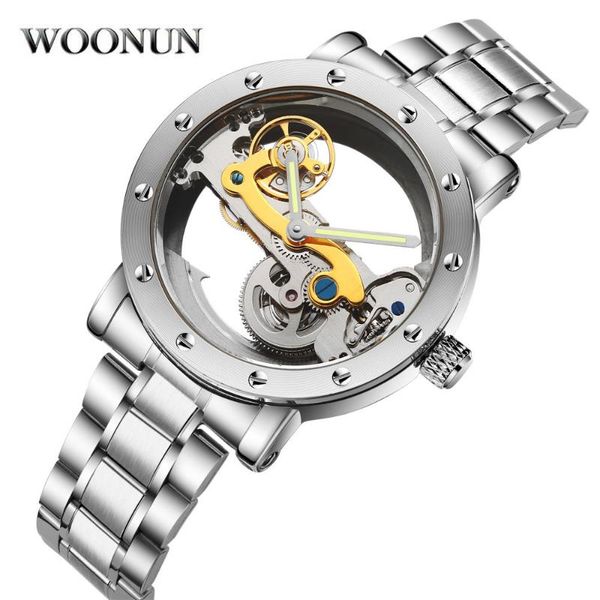 wristwatches 2021 tourbillon watch mens skeleton watches gold plated automatic self-wind for men stainless steel, Slivery;brown
wristwatches 2021 tourbillon watch mens skeleton watches gold plated automatic self-wind for men stainless steel, Slivery;brown