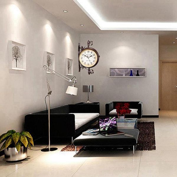 wall clocks watch european retro style clock innovative fashion double-sided modern design
wall clocks watch european retro style clock innovative fashion double-sided modern design