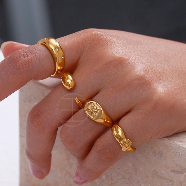 cluster rings gold collection tarnish stainless steel 18k plated 3a cz paved asymmetric star bee body ring for women, Golden;silver
cluster rings gold collection tarnish stainless steel 18k plated 3a cz paved asymmetric star bee body ring for women, Golden;silver