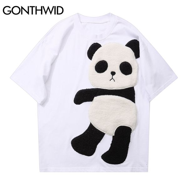 harajuku tshirts panda patchwork short sleeve tees shirts hip hop fashion casual cotton t-shirt streetwear summer 210602, White;black
harajuku tshirts panda patchwork short sleeve tees shirts hip hop fashion casual cotton t-shirt streetwear summer 210602, White;black