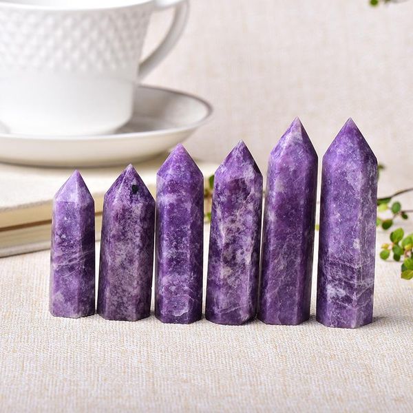 decorative objects & figurines natural lapidolite crystal point mineral ornament magic repair obelisk purple quartz tower reiki energy stone
decorative objects & figurines natural lapidolite crystal point mineral ornament magic repair obelisk purple quartz tower reiki energy stone