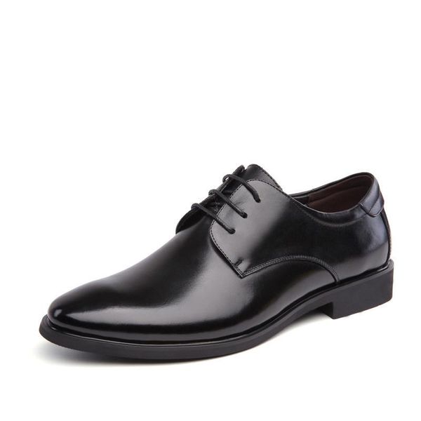 dress shoes men formal four seasons 2021 men's fashion single lace-up leather business male casual shoe flats, Black
dress shoes men formal four seasons 2021 men's fashion single lace-up leather business male casual shoe flats, Black