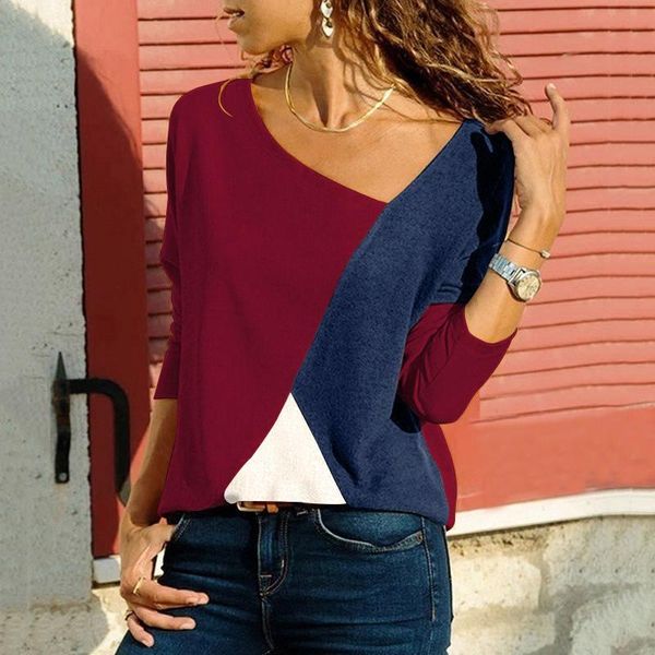 women's blouses & shirts 2021 fashion office shirt long sleeve women blouse autumn color stitching casual v-neck tunic ladies party bl, White
women's blouses & shirts 2021 fashion office shirt long sleeve women blouse autumn color stitching casual v-neck tunic ladies party bl, White