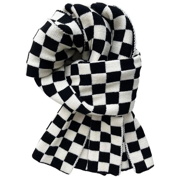 scarves chessboard plaid scarf korea 2021 autumn winter knitted cotton women's warm neck gaiter, Blue;gray
scarves chessboard plaid scarf korea 2021 autumn winter knitted cotton women's warm neck gaiter, Blue;gray