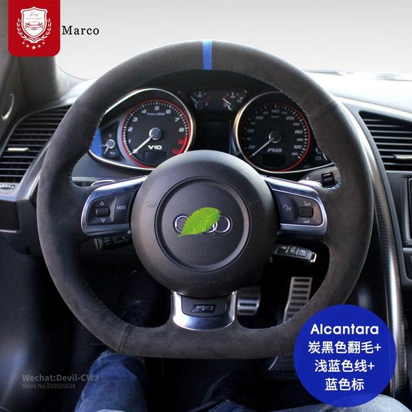 auto alcantara for audi s3 a5 a7 s6 audi tt s5 r8 suede hand-sewn steering wheel cover hand grip auto interior car accessories
auto alcantara for audi s3 a5 a7 s6 audi tt s5 r8 suede hand-sewn steering wheel cover hand grip auto interior car accessories