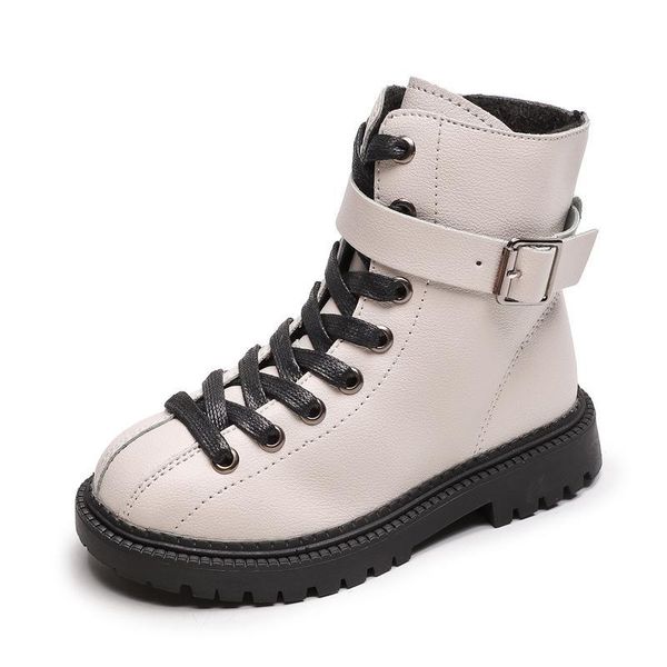 winter boots for kids solid black white girls boot fashion boys leather ankle non-slip shoes sc219, Black;grey
winter boots for kids solid black white girls boot fashion boys leather ankle non-slip shoes sc219, Black;grey