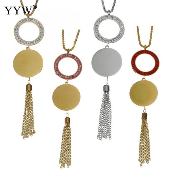 pendant necklaces elegant women stainless steel necklace round hollow pendants extender chain collarbone female jewelry accessories bijoux f, Silver
pendant necklaces elegant women stainless steel necklace round hollow pendants extender chain collarbone female jewelry accessories bijoux f, Silver