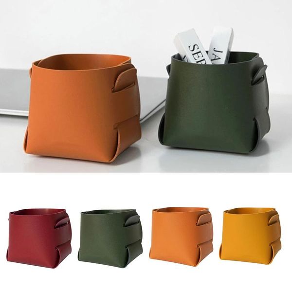storage baskets mini basket collapsible deskorganizer simple leather cubes cosmetic key sundries for home
storage baskets mini basket collapsible deskorganizer simple leather cubes cosmetic key sundries for home
