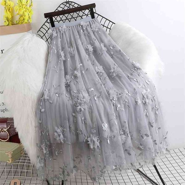 spring elastic high waist slim embroidery large swing skirt casual wild simple women a-line long 210527, Black
spring elastic high waist slim embroidery large swing skirt casual wild simple women a-line long 210527, Black