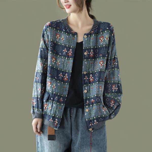 women's jackets 2021 spring fashion literature and art retro floral long sleeve short casual loose show thin jacket, Black;brown
women's jackets 2021 spring fashion literature and art retro floral long sleeve short casual loose show thin jacket, Black;brown