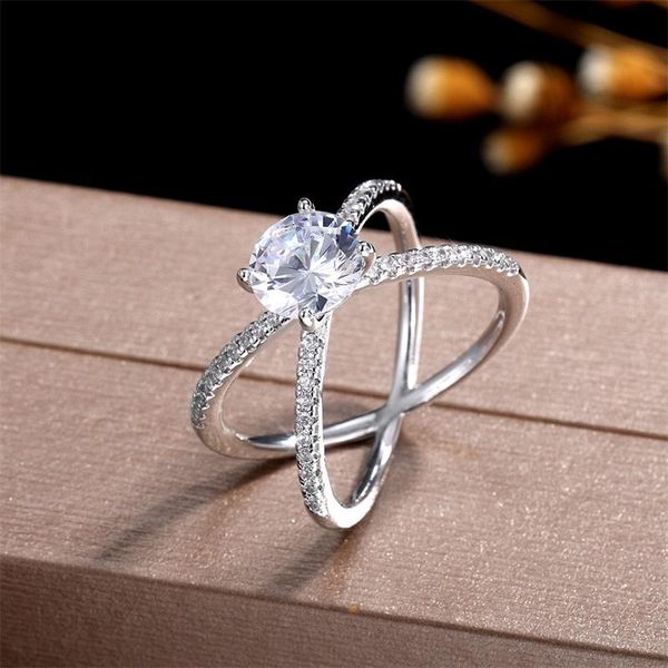 wedding rings caoshi fashion design x shape cross for women shiny round zirconia engagement jewelry personality accessories gift, Slivery;golden
wedding rings caoshi fashion design x shape cross for women shiny round zirconia engagement jewelry personality accessories gift, Slivery;golden