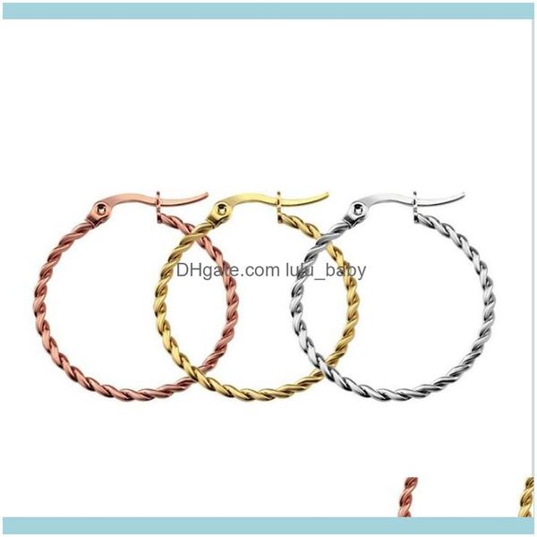 jewelryrose gold color twist circle hoop earrings piercings for women stainless steel exaggerated round fashion jewelry & hie drop delivery, Golden;silver
jewelryrose gold color twist circle hoop earrings piercings for women stainless steel exaggerated round fashion jewelry & hie drop delivery, Golden;silver