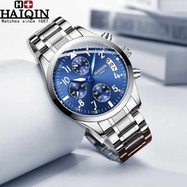 wristwatches haiqin men's watches watch men military/waterproof/quartz/watch chronograph wristwatch mens relogio masculino, Slivery;brown
wristwatches haiqin men's watches watch men military/waterproof/quartz/watch chronograph wristwatch mens relogio masculino, Slivery;brown