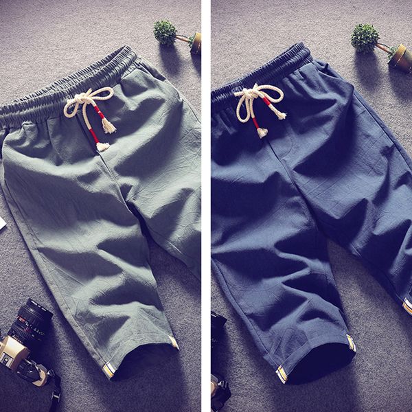 a 709 seven minutes of pants in the summer of 2021 cotton shorts loose 7 six points 5 minutes of pants thin fashion casual pants, Blue
a 709 seven minutes of pants in the summer of 2021 cotton shorts loose 7 six points 5 minutes of pants thin fashion casual pants, Blue