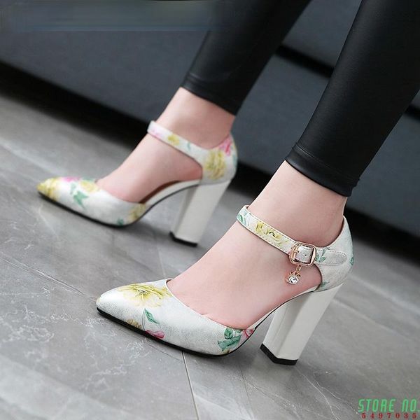 dress shoes women flower print high heel shoe woman pump wedding party ladies ankle-strap sandal heeled footwear zapatos de mujer size 31-46, Black
dress shoes women flower print high heel shoe woman pump wedding party ladies ankle-strap sandal heeled footwear zapatos de mujer size 31-46, Black