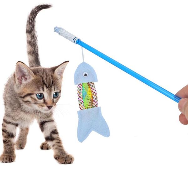 cat toys funny fish shape stick kitten teaser wand hose cats playing rod with bell feather toy pet supplies accessory
cat toys funny fish shape stick kitten teaser wand hose cats playing rod with bell feather toy pet supplies accessory