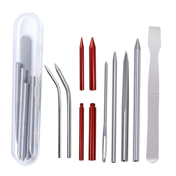 outdoor gadgets 1 set/10pcs professional paracord braiding supplies weaving needles for bracelet
outdoor gadgets 1 set/10pcs professional paracord braiding supplies weaving needles for bracelet