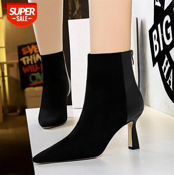 6366-3 european and american style fashion simple wine glass with high heels nightclub thin pointed suede stitching women's short #jj6v
6366-3 european and american style fashion simple wine glass with high heels nightclub thin pointed suede stitching women's short #jj6v