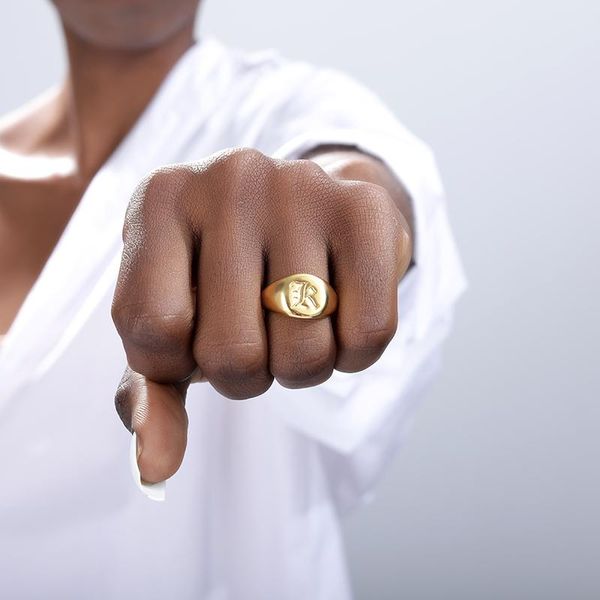 cluster rings initial signet for women men gold stainless steel round a-z old english letter ring punk alphabet jewelry christmas gifts, Golden;silver
cluster rings initial signet for women men gold stainless steel round a-z old english letter ring punk alphabet jewelry christmas gifts, Golden;silver