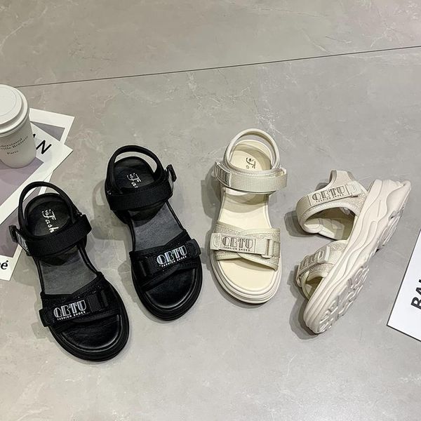 sandals women's 2021 summer fashion anti slip toe leakage rome shoes comfortable casual beach, Black
sandals women's 2021 summer fashion anti slip toe leakage rome shoes comfortable casual beach, Black