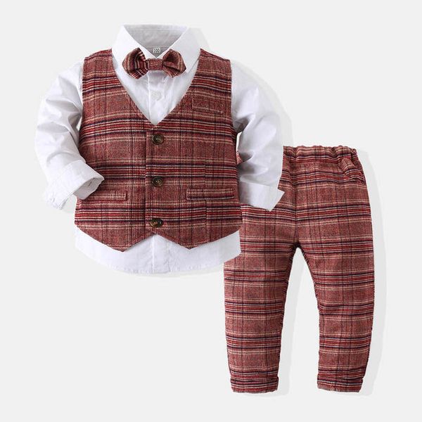 boys clothing sets kids suits children outfit baby clothes spring autumn long sleeve bow tie waistcoat shirts trousers pants 2pcs birthday b, White
boys clothing sets kids suits children outfit baby clothes spring autumn long sleeve bow tie waistcoat shirts trousers pants 2pcs birthday b, White