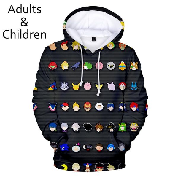 men's hoodies & sweatshirts cute full print 3d super smash bros. ultimate men women kids pullovers autumn children/teenage/hooded, Black
men's hoodies & sweatshirts cute full print 3d super smash bros. ultimate men women kids pullovers autumn children/teenage/hooded, Black